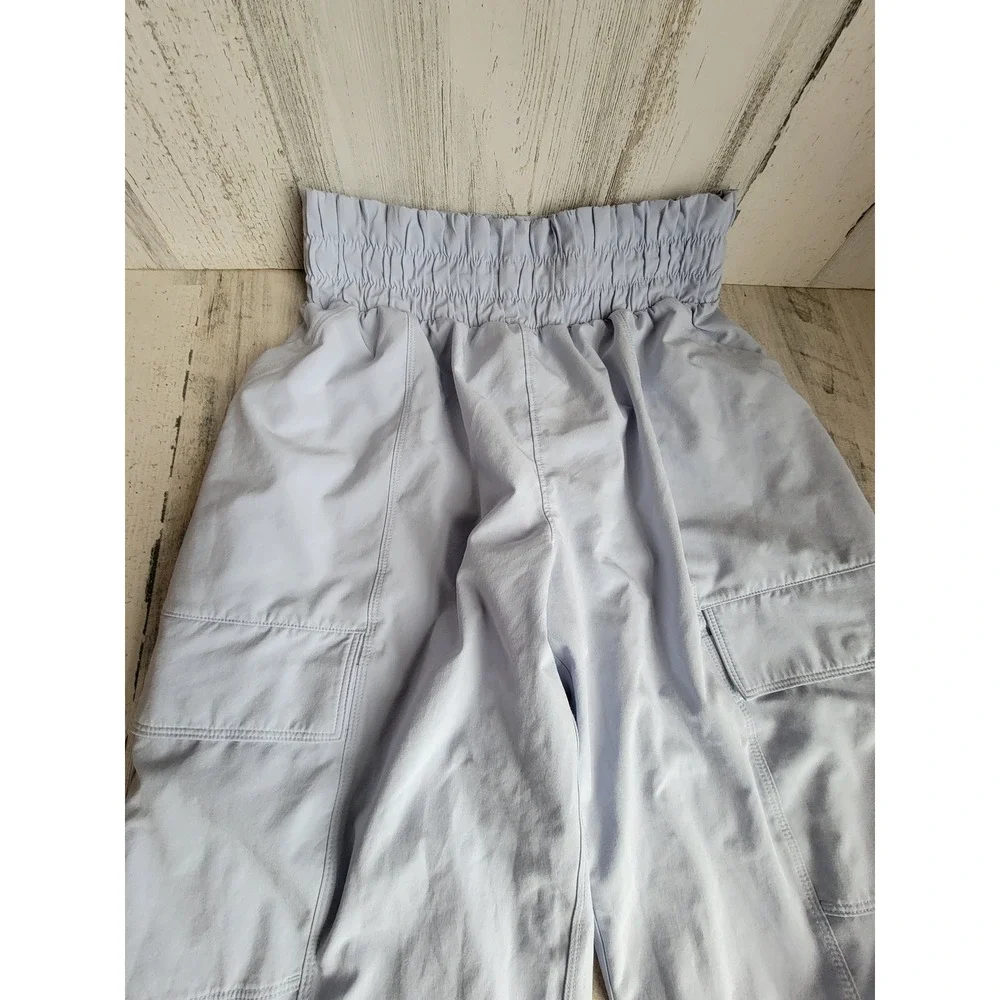 Athleta girl L/12 youth blue pants clothing apparel high-waisted jogger